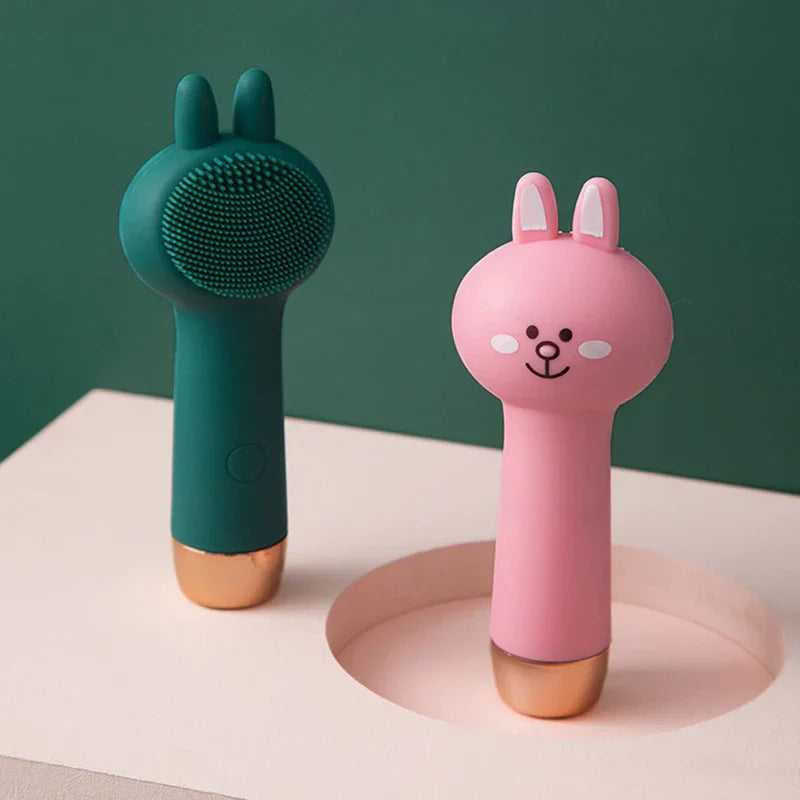 Electric Silicone Facial Cleansing Brush