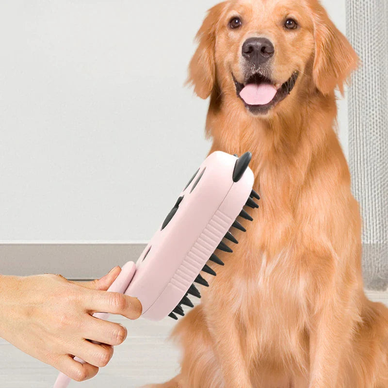 Electric Spray Handle Pet Massage Brush