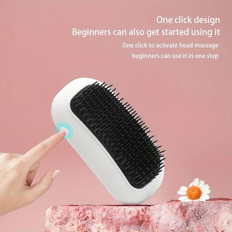 Electric Vibrating Scalp Massager Hair Brush