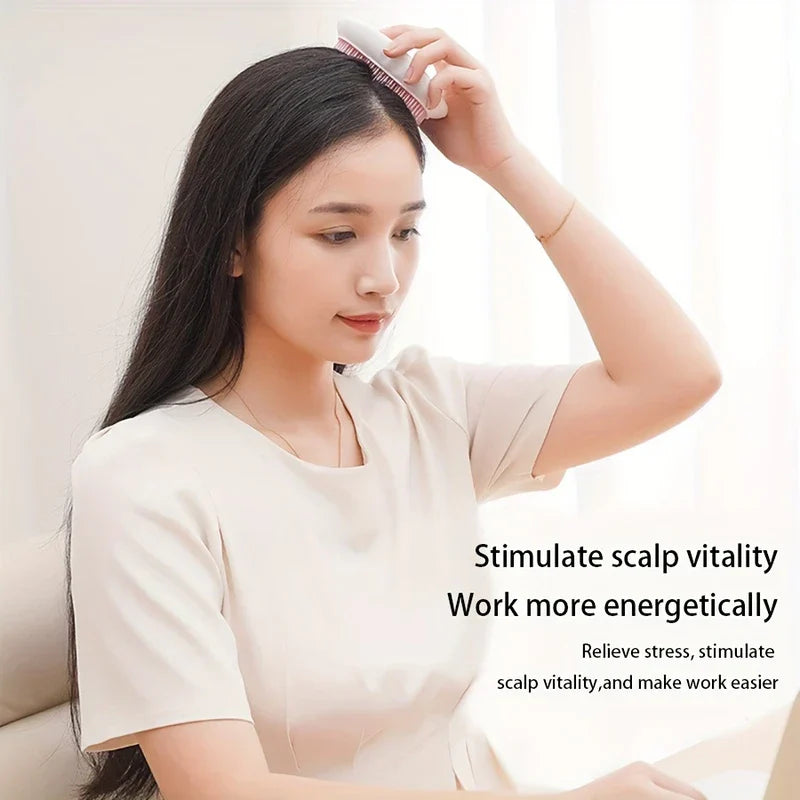 Electric Vibrating Scalp Massager Hair Brush