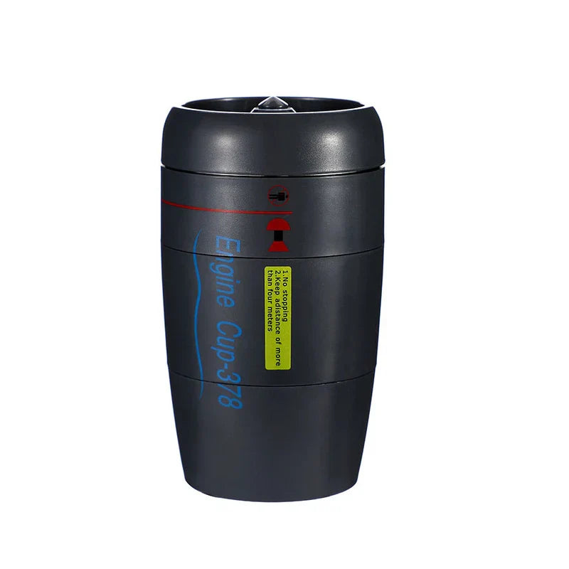 Engine Shape Anti-Tip Suction Tumbler Mug