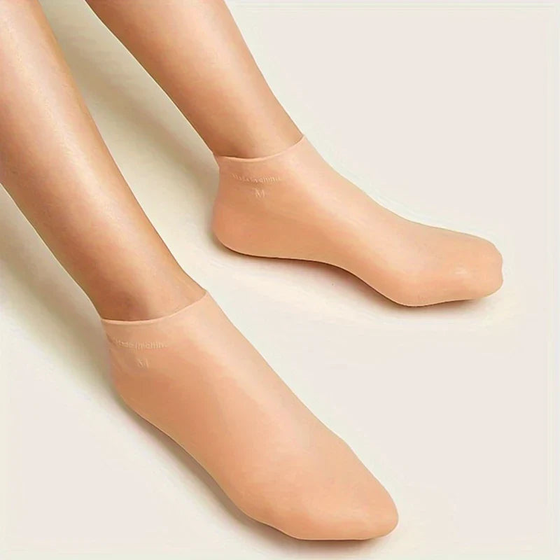 Exfoliating Silicone Foot Peel Spa Socks