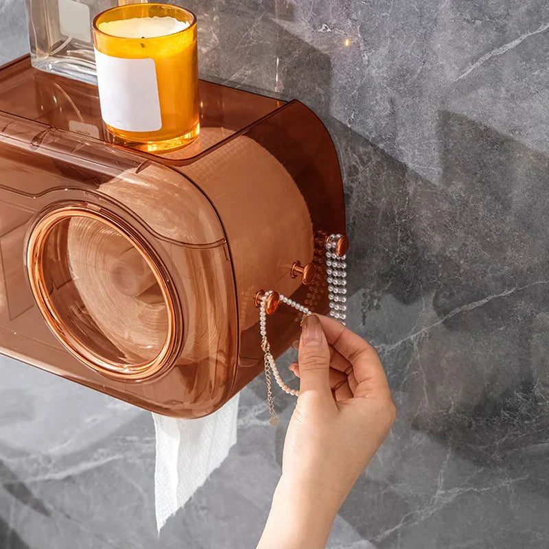 Face Towel Cotton Pad Dispenser Holder