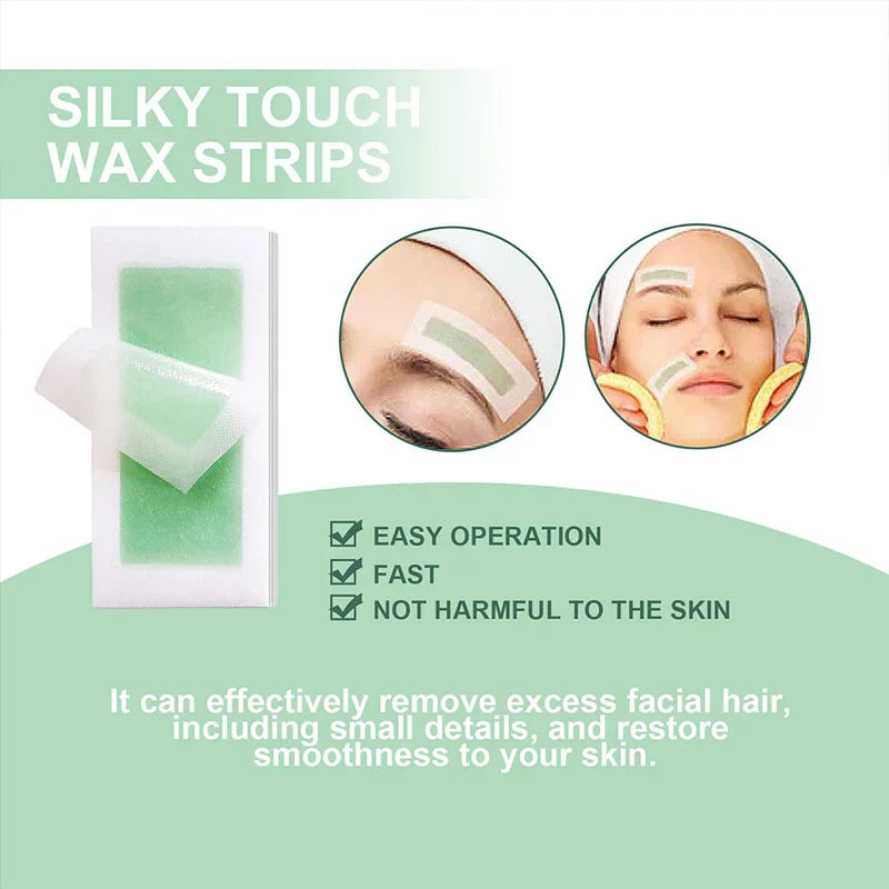 Facial Hair Removal Wax Strips Paper