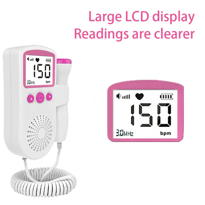 Fetal Doppler Baby Heartbeat Monitor