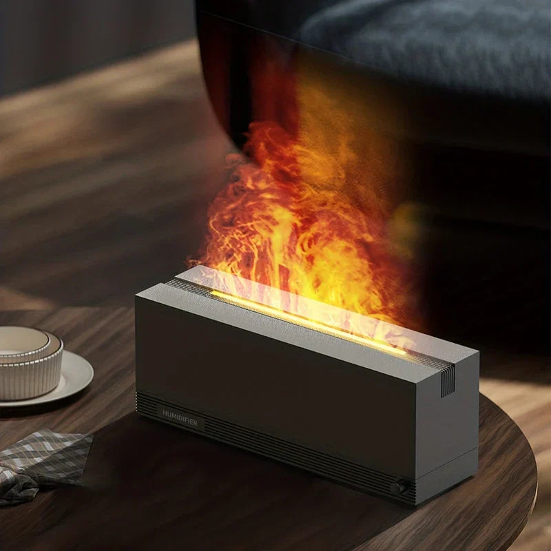 Flame Effect Essential Oil Diffuser Humidifier