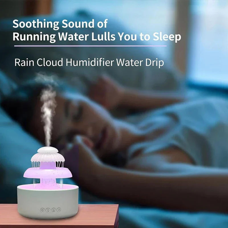 Flowing Water Mist Humidifier Diffuser Fountain