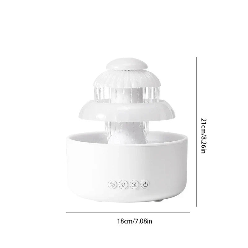 Flowing Water Mist Humidifier Diffuser Fountain