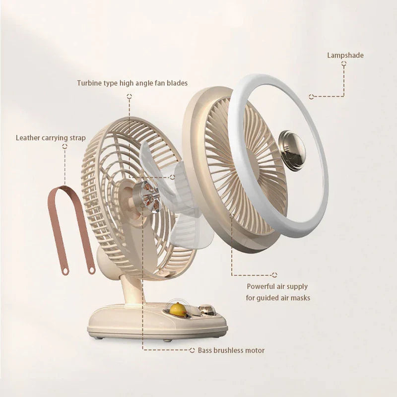 Foldable Telescopic Portable Standing Fan