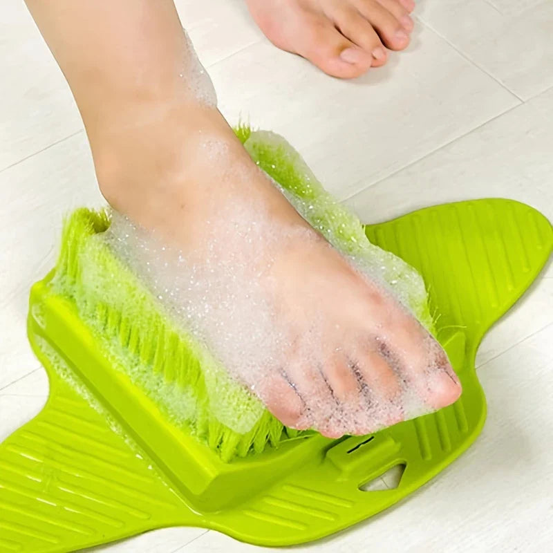 Foot Scrubber Brush with Pumice Stone Exfoliator