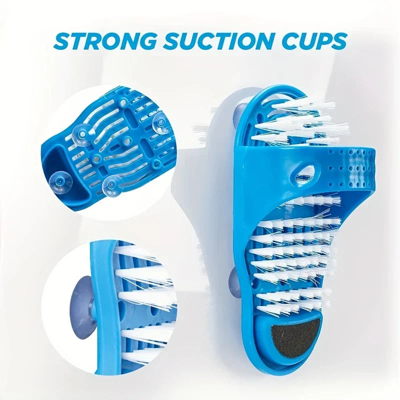 Foot Scrubber Shower Slipper