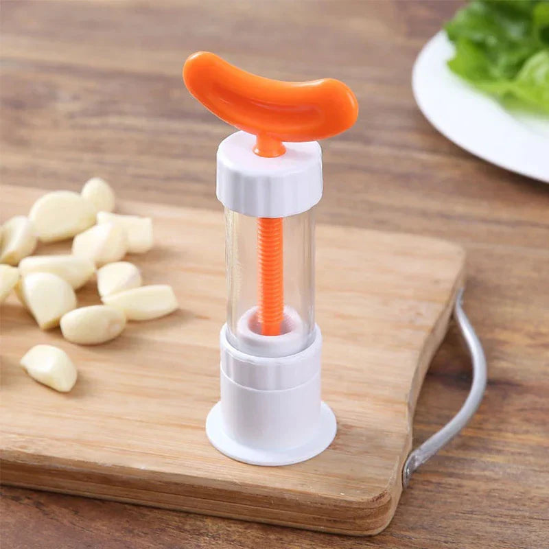 Garlic Press Mincer Crusher Rocker Tool