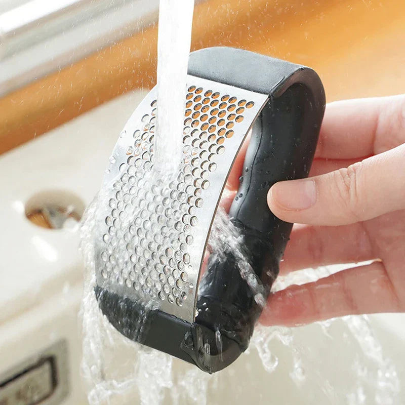 Garlic Press Rocker Crusher Mincer Tool