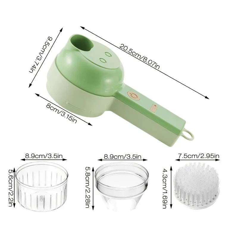 Gatling Style Electric Vegetable Slicer Chopper