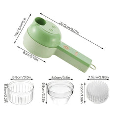 Gatling Style Electric Vegetable Slicer Chopper