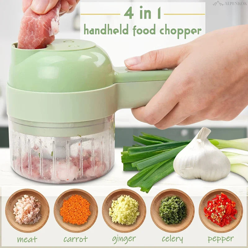 Gatling Style Electric Vegetable Slicer Chopper