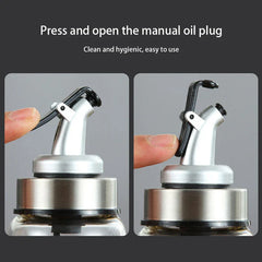 Glass Oil Dispenser Bottle Pourer Cruet