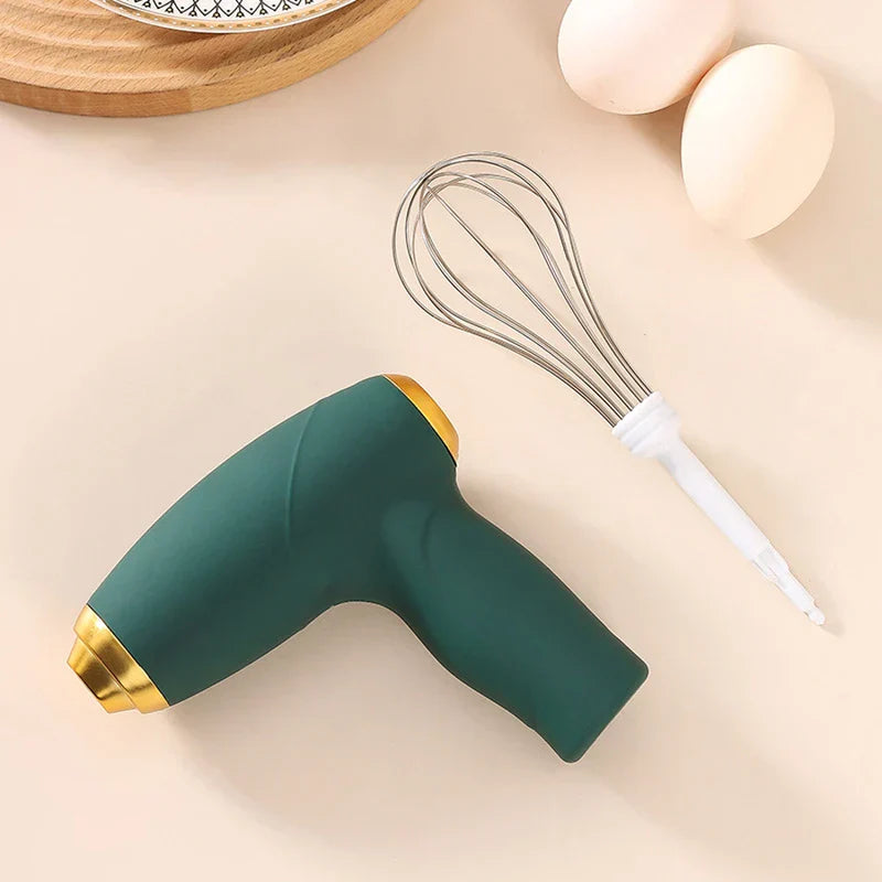 Gun Shape Electric Milk Frother Whisk New Home Goods