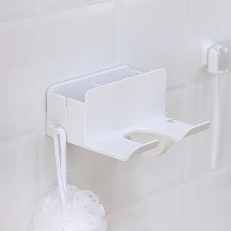 Hair Dryer Holder Stand With Organizer