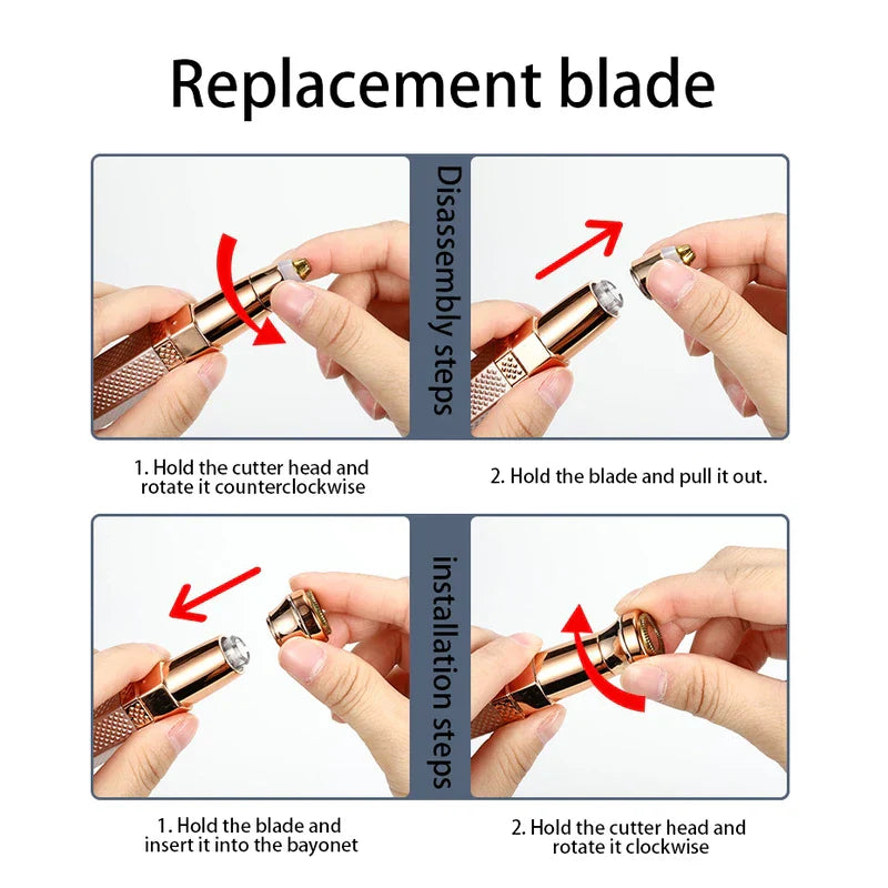 Hair Remover & Eyebrow Trimmer Combo