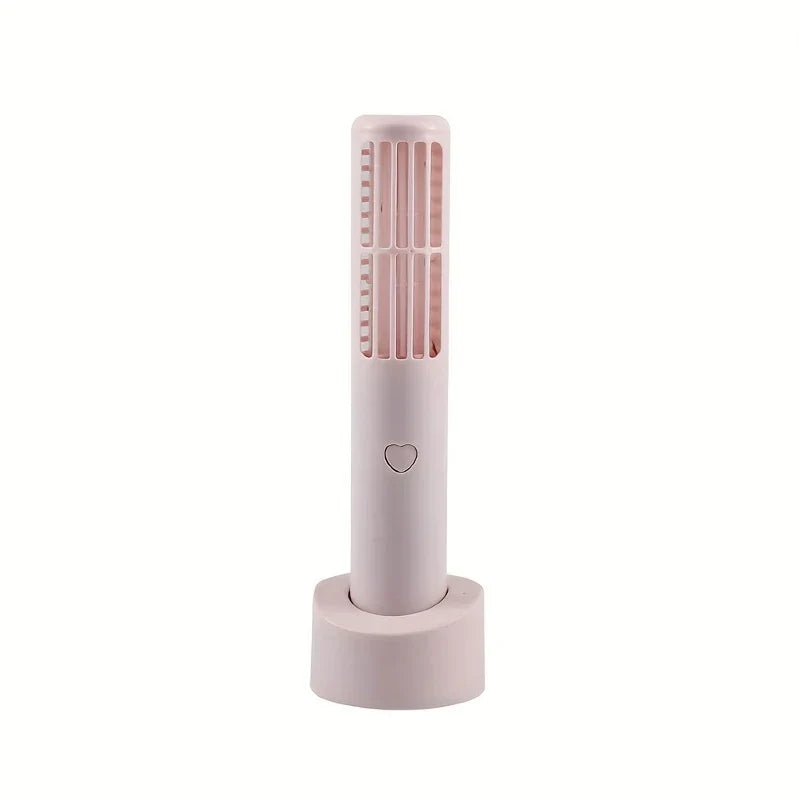 Handheld Bladeless Mini Fan USB Rechargeable