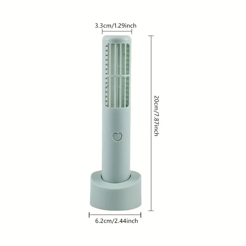 Handheld Bladeless Mini Fan USB Rechargeable