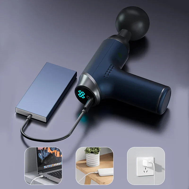 Handheld Muscle Therapy Vibration Massager