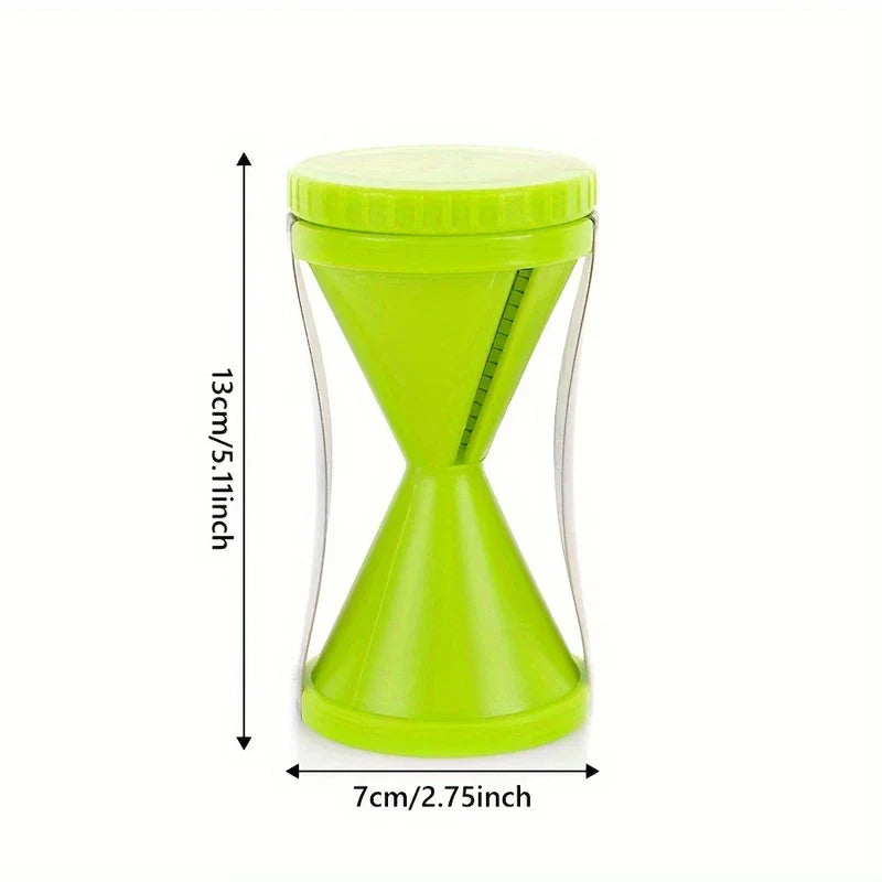 Handheld Spiral Vegetable Slicer Funnel Grater