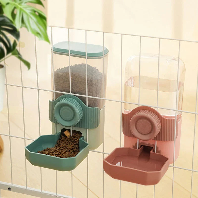 Hanging Cage Feeder Waterer Bird Coop Cup