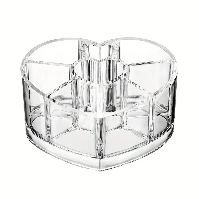 Heart Shaped Makeup Organizer Holder