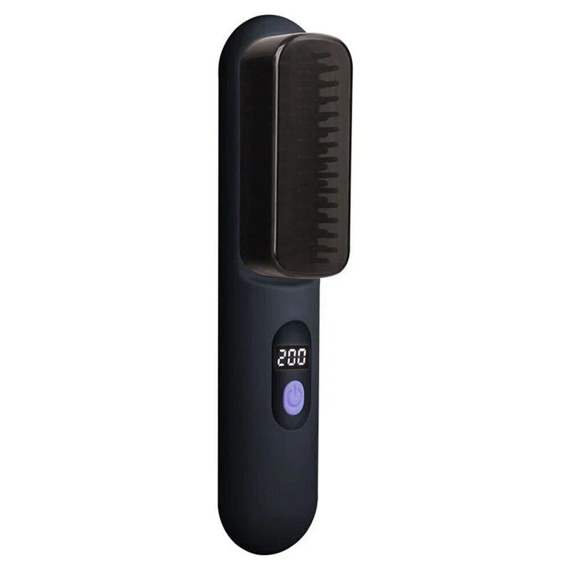 Heated Hair Styling Straightening Brush