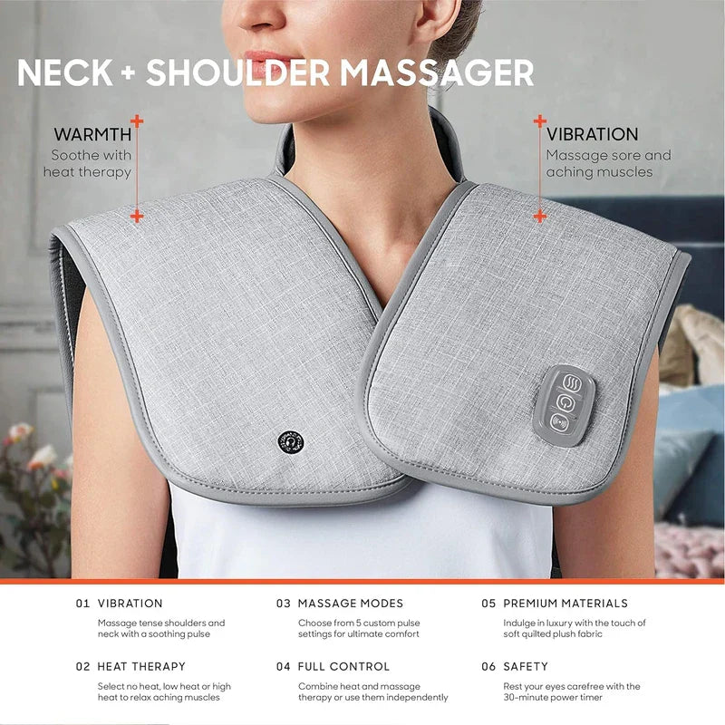 Heated Therapy Vest Shawl Wrap