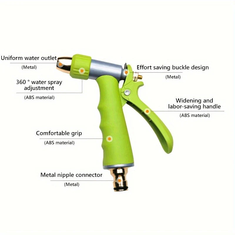 Heavy Duty Metal Garden Hose Nozzle Sprayer