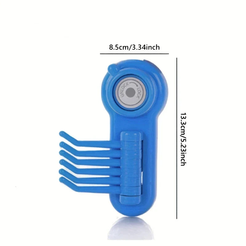 Heavy Duty Suction Cup Hooks (6-Claw)