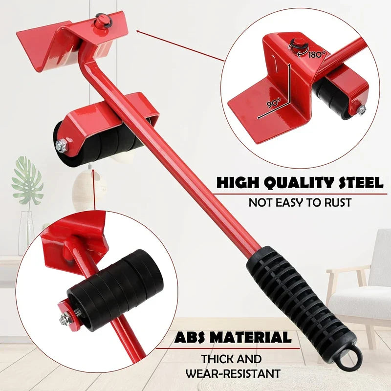 Heavy Furniture Lifter Mover Tool Set Sliders
