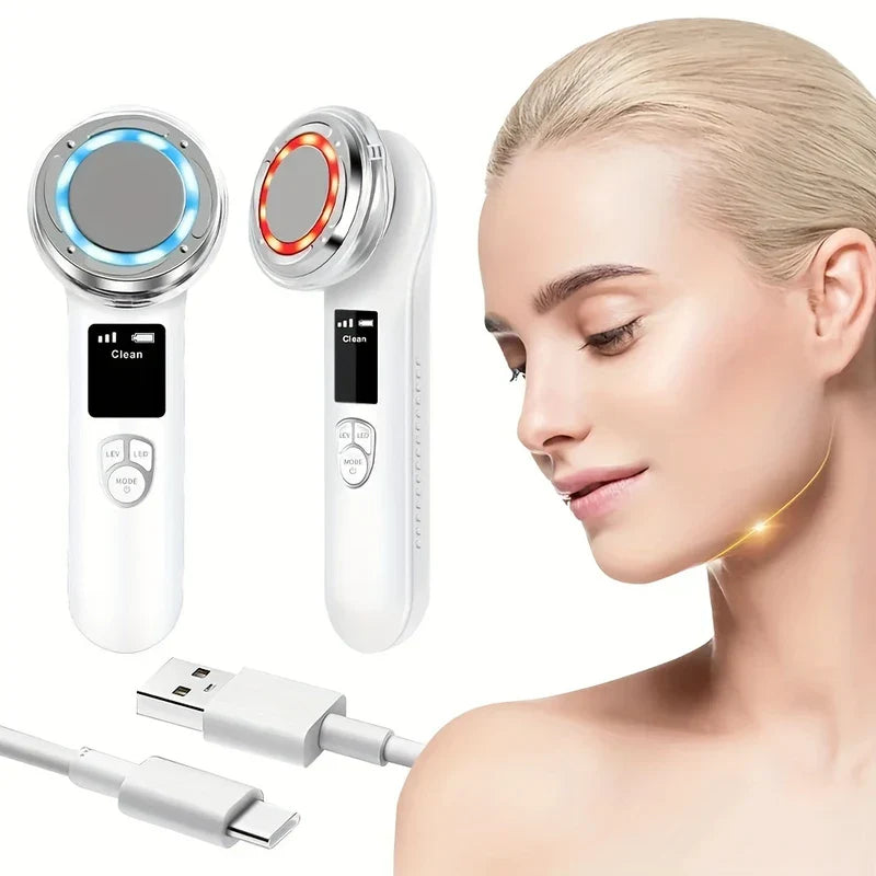 Hot Cold Photon Microcurrent Facial Massager Wand