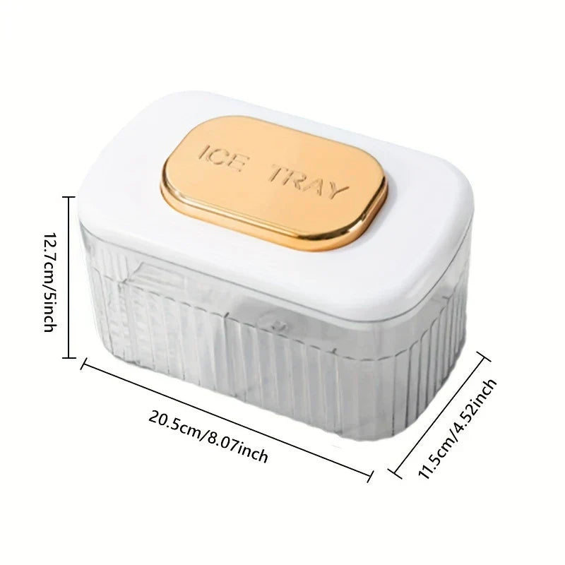 Ice Cube Tray with Lid and Bin