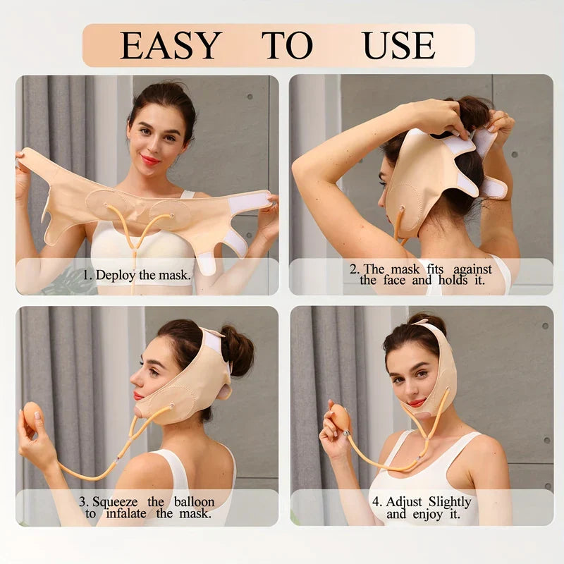Inflatable Air Pressure Face Lifting Mask