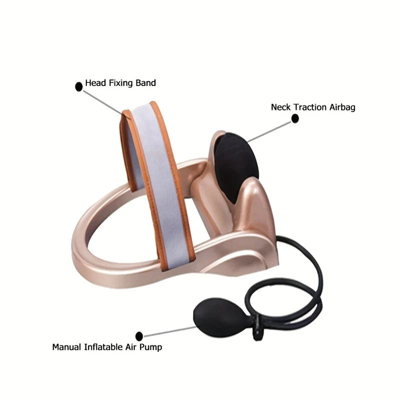 Inflatable Cervical Neck Traction Pillow Massager
