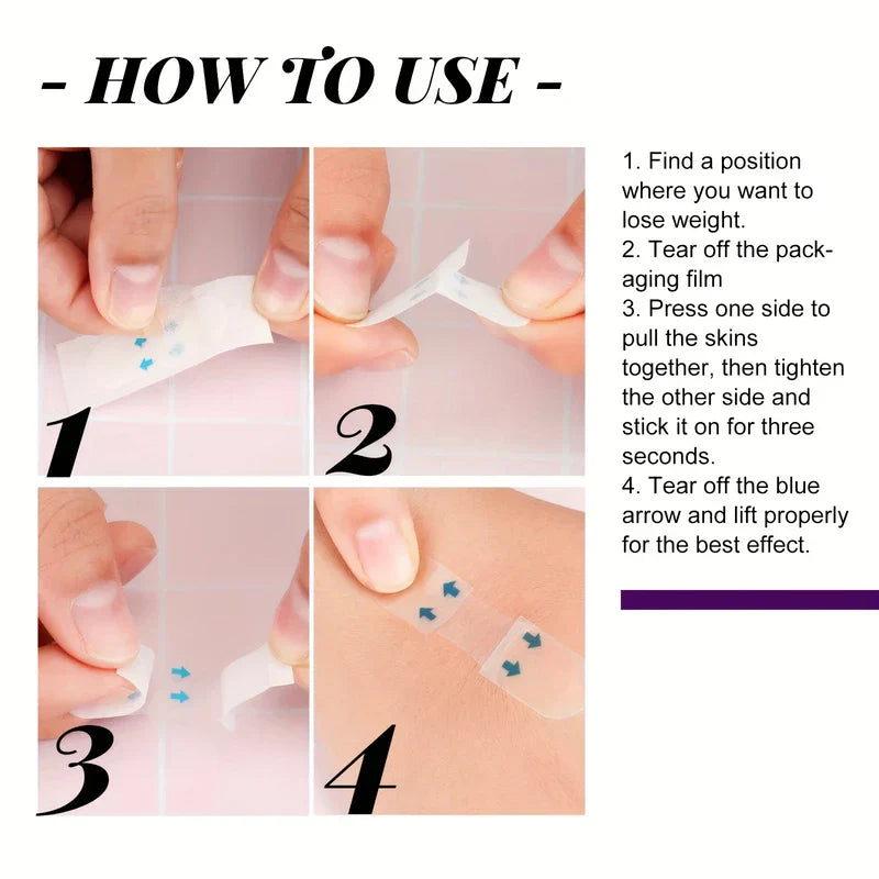Invisible Face Lift Tape Stickers (60 Count)
