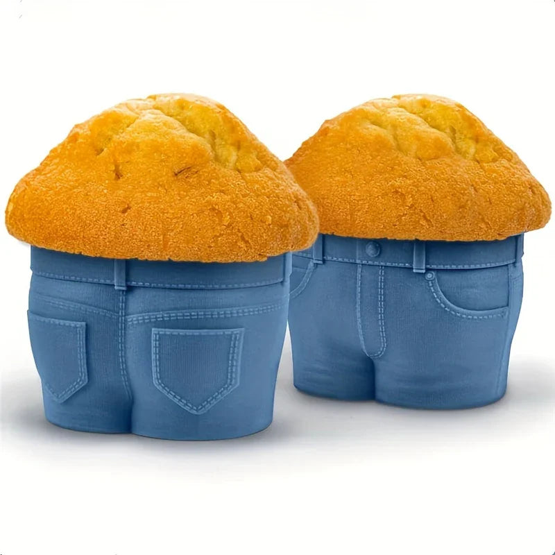 Jeans Pants Shaped Silicone Cake Mold