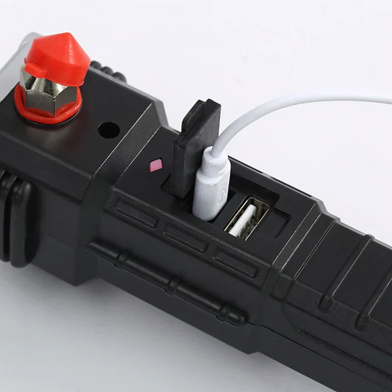 Led Flashlight Torch Rechargeable High Lumen