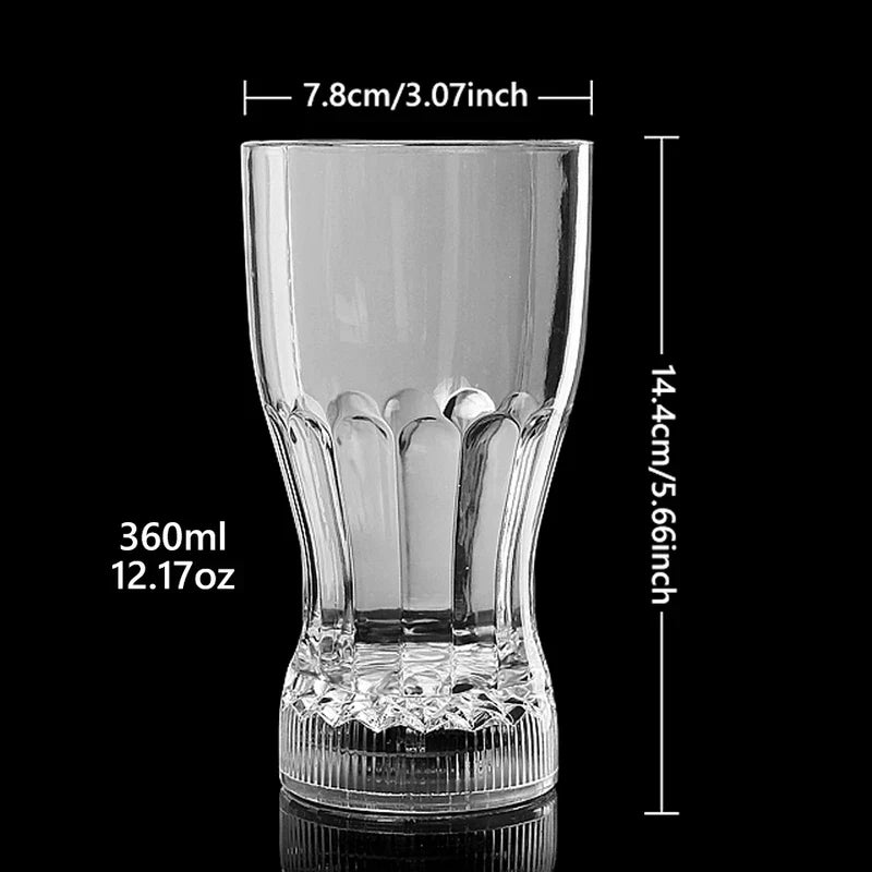 Led Light Up Drinking Glass Cup