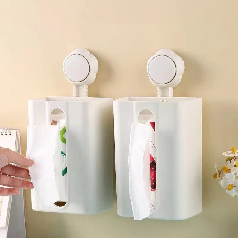 Large Suction Cup Tissue Box Holder