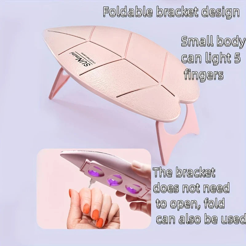 Leaf Design UV LED Nail Lamp Dryer