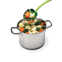 Leaf Shaped Slotted Strainer Spoon