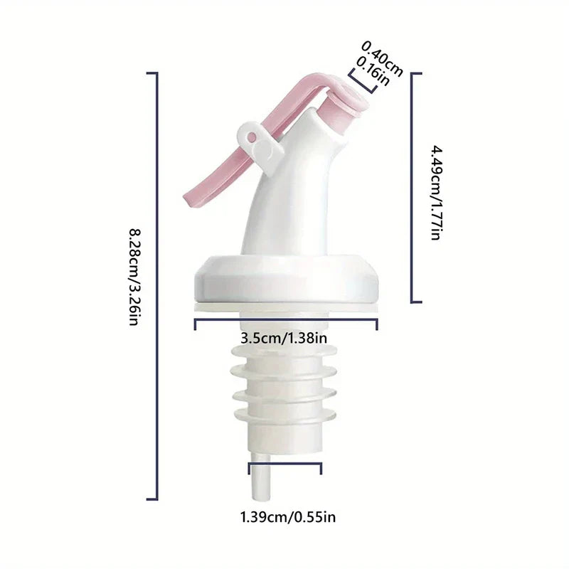 Leakproof Bottle Pourer Spout with Dust Cap