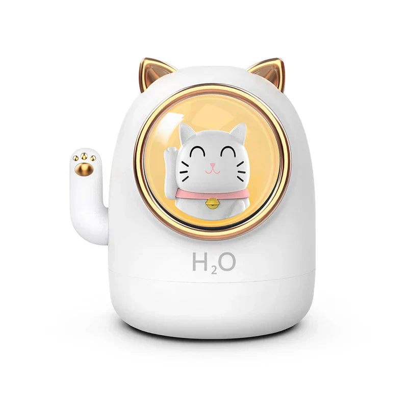 Lucky Cat Design Mini Humidifier Diffuser