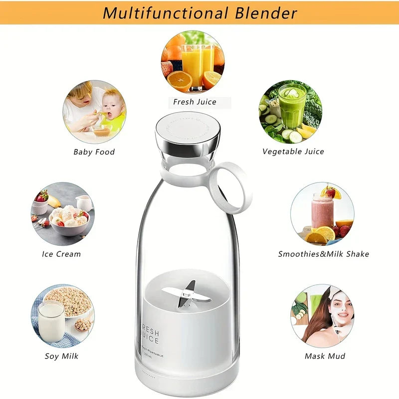 Magnetic Charging Portable Blender Juicer
