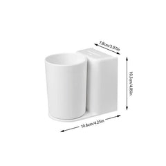 Magnetic Inverted Toothbrush Mouthwash Cup Holder